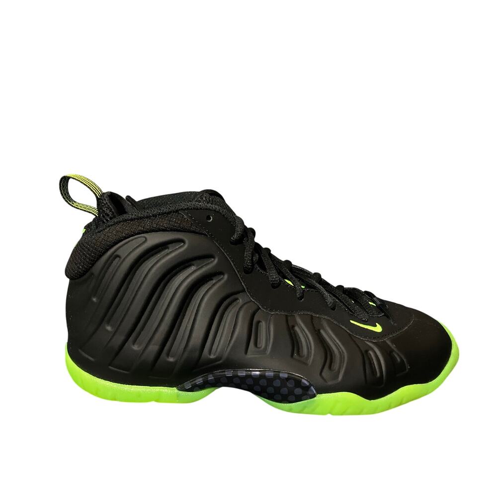 Nike Little Posite One Volt Green Black Foamposite Youth 5.5 (GS) New HF0977-001